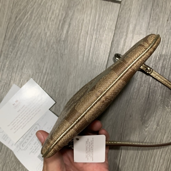 Coach Wristlet Heritage Signature Star Collection Pouch Wallet Clutch NWT - Picture 6 of 7